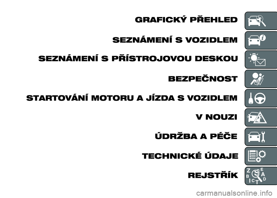 FIAT DUCATO BASE CAMPER 2016  Návod k použití a údržbě (in Czech) 