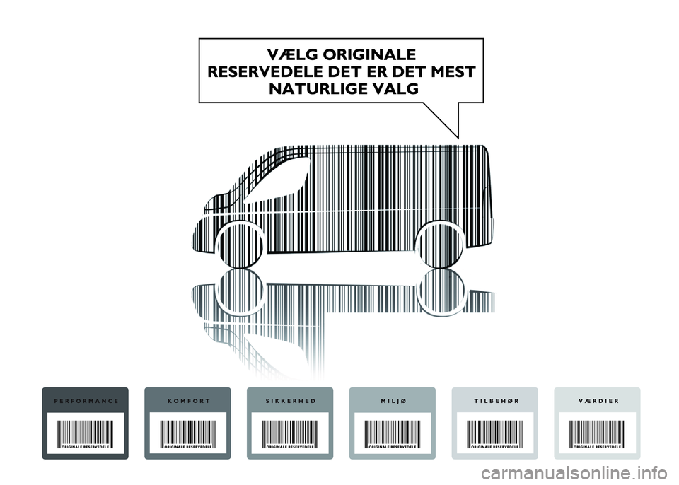 FIAT DUCATO BASE CAMPER 2015  Brugs- og vedligeholdelsesvejledning (in Danish) 