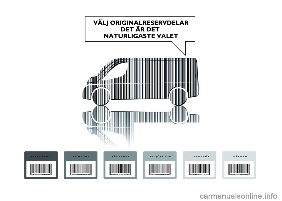 FIAT DUCATO BASE CAMPER 2015  Drift- och underhållshandbok (in Swedish) 