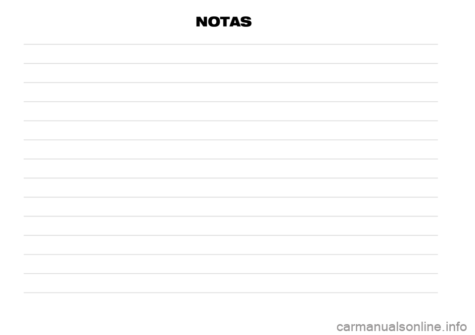 FIAT TALENTO 2020 Manual de Empleo y Cuidado (in Spanish) NOTAS FIAT TALENTO 2020 Manual de Empleo y Cuidado (in Spanish) NOTAS