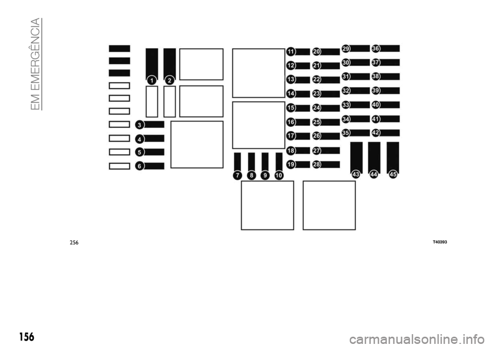 FIAT TALENTO 2019 Manual de Uso e Manutenção (in Portuguese) 256T40393
156
EM EMERGÊNCIA FIAT TALENTO 2019 Manual de Uso e Manutenção (in Portuguese) 256T40393
156
EM EMERGÊNCIA