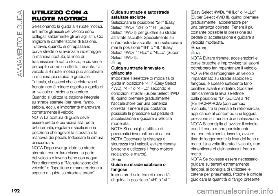 FIAT FULLBACK 2020  Libretto Uso Manutenzione (in Italian)  ATT7APJD[R J EX7CA
��
�
,)+!+**& %&’ V
$,&)" 0&)$+%+
@"."0$(*&*!( .& +-$!& &d%-(," ’(,%$)$>
"*,%&’4$ +.$ &##&.$ !". 2"$)(.( #(*(
)(.."+&,$ #&.!&’"*,"