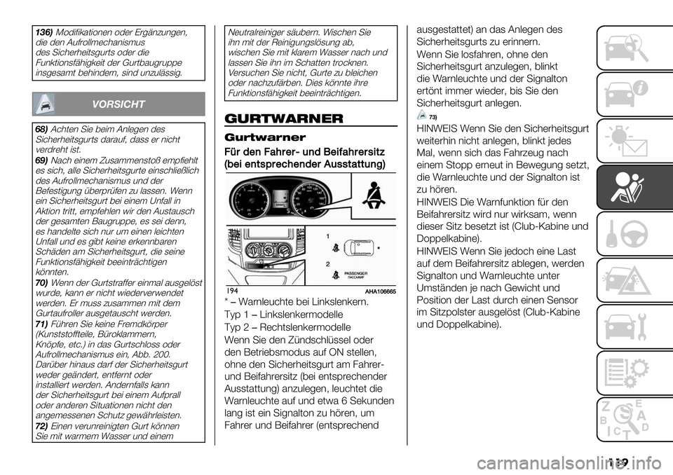 FIAT FULLBACK 2020  Betriebsanleitung (in German) ���

ADKB>=3"7"05("=*)* =3)# K#-A*?2*-)*6
3") 3)* C27#=..$)&’5*"1$21
3)1 +"&’)#’)"(1-2#(1 =3)# 3")
82*0("=*17A’"-0)"( 3)# B2#(,52-#2DD)
"*1-)1