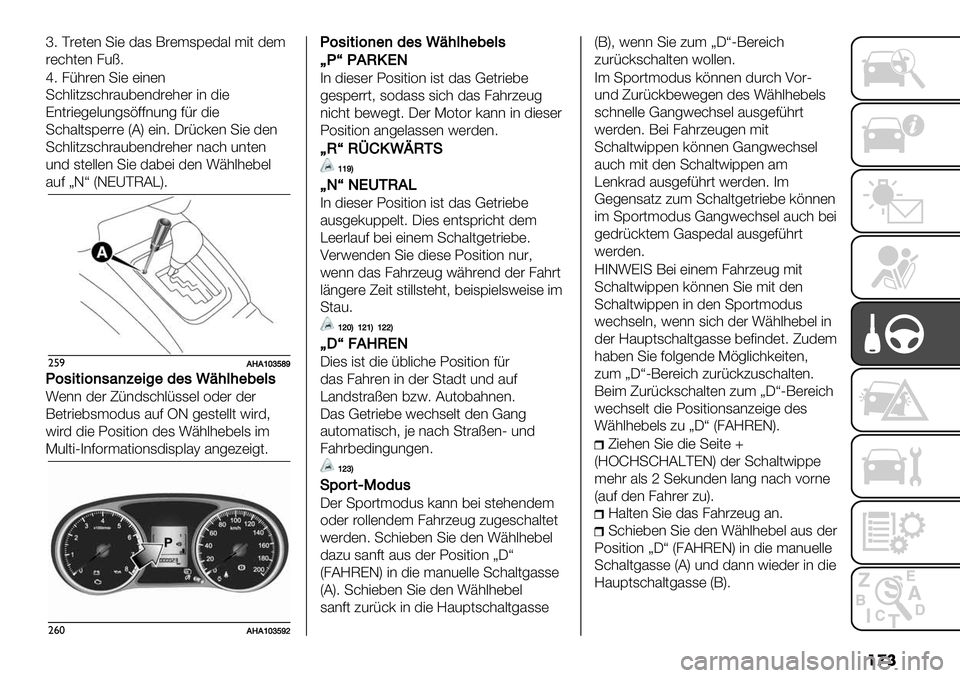 FIAT FULLBACK 2020  Betriebsanleitung (in German) ���
h9 P#)()* +") 351 ;#)$1D)35. $"( 3)$
#)&’()* 82I9
i9 8/’#)* +") )"*)*
+&’."(?1&’#52,)*3#)’)# "* 3")
K*(#")-).2*-1%77*2*- 7/# 3")
+&’5.(1D)##) ZC[