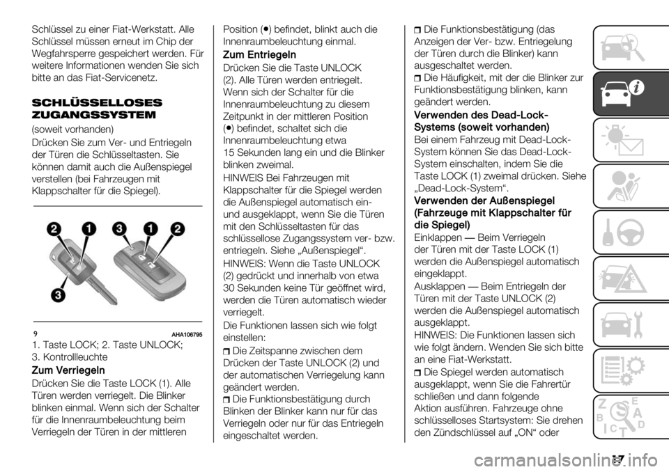 FIAT FULLBACK 2020  Betriebsanleitung (in German) ��
+&’./11). ?2 )"*)# 8"5(U:)#01(5((9 C..)
+&’./11). $/11)* )#*)2( "$ b’"D 3)#
:)-75’#1D)##) -)1D)"&’)#( !)#3)*9 8/#
!)"()#) 4*7=#$5("=*)* !)*3)* +") 1"
