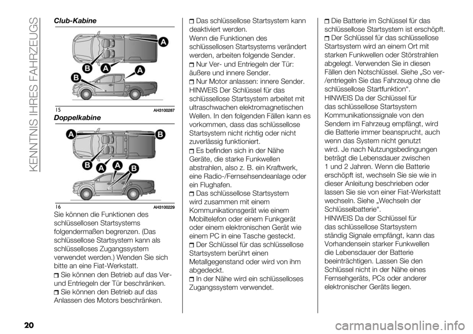 FIAT FULLBACK 2019  Betriebsanleitung (in German)  NKGGPG4+ 4M@K+ 8CM@TKYB+
��
3$,456.47/’
!%AAFd‘aabfh
8*99’$:.47/’
!&AFd‘aabbe
+") 0%**)* 3") 82*0("=*)* 3)1
1&’./11)..=1)* +(5#(1W1()$1
7=.-)*3)#$5I)* ,)-#)*?)*9 ZJ51
1&’.