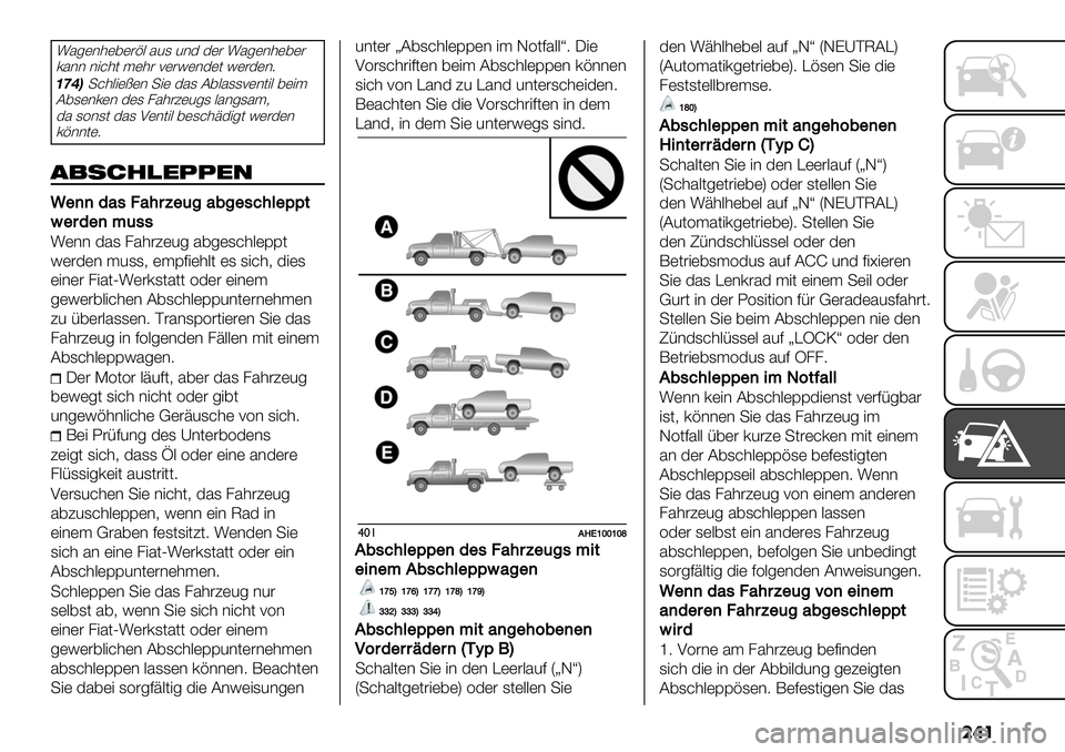 FIAT FULLBACK 2020  Betriebsanleitung (in German) ���
:5-)*’),)#%. 521 2*3 3)# :5-)*’),)#
05** *"&’( $)’# <)#!)*3)( !)#3)*9
ALEB+&’.")I)* +") 351 C,.511<)*(". ,)"$
C,1)*0)* 3)1 85’#?)2-1 .5*-15$6
35 1=*1( 351 H)*(&#