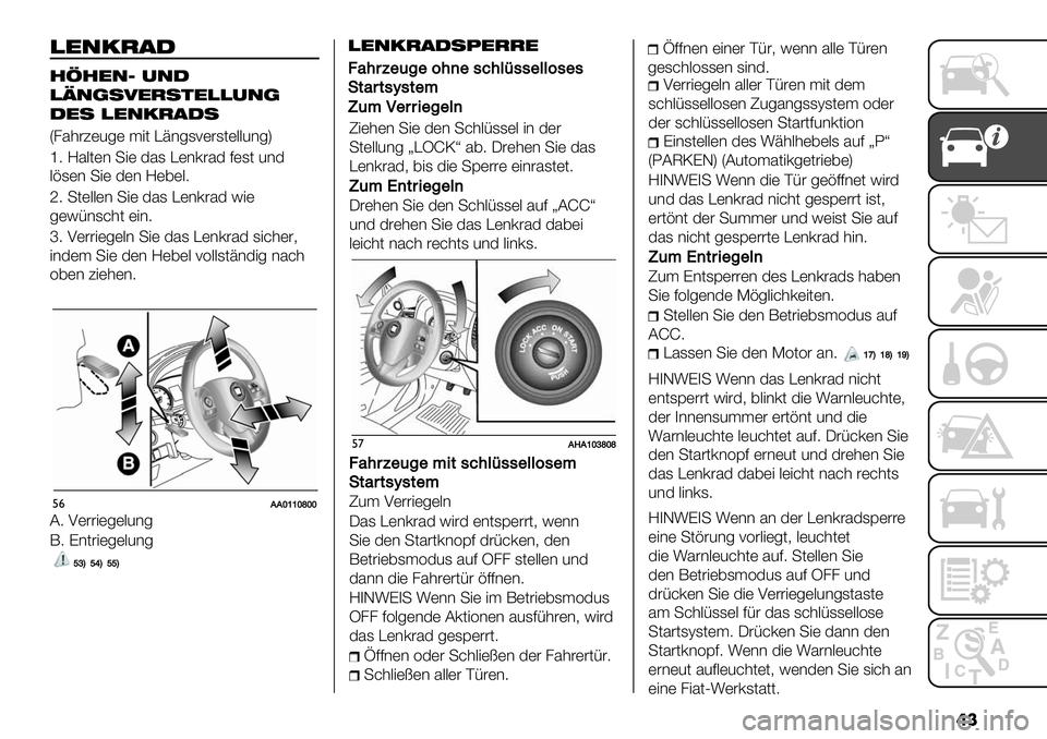 FIAT FULLBACK 2020  Betriebsanleitung (in German) ��
+$,6’.1
3N3$,F 0,1
+*,(%5$’%#$++0,(
1$% +$,6’.1%
Z85’#?)2-) $"( EA*-1<)#1()..2*-[
e9 M5.()* +") 351 E)*0#53 7)1( 2*3
.%1)* +") 3)* M),).9
f9 +()..)* +") 351 E)*0#53 !"