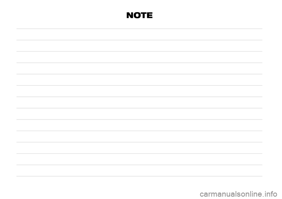 FIAT FULLBACK 2017  Notice dentretien (in French) NOTE 