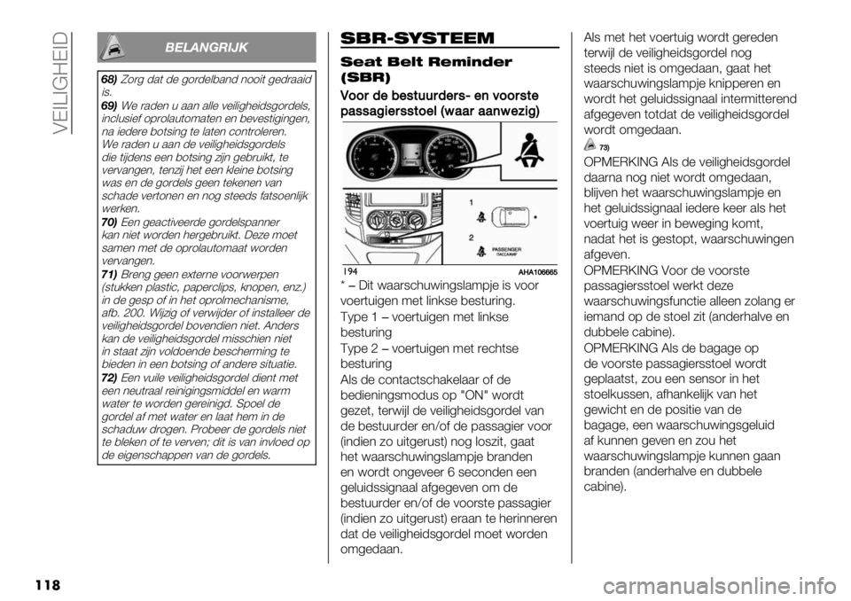 FIAT FULLBACK 2020  Instructieboek (in Dutch)  AD>Z>@=D>:
���	
G&H1?@9>I!
JLBT1)4 -.( -% 41)-%&,.*- *11"( 4%-).."-
"86
JMB!% ).-%* + ..* .&&% 0%"&"43%"-841)-%&8;
"*’&+8"%$ 17)1&.+(19.(%* %* ,%0%8("4"*4%