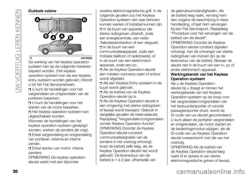 FIAT FULLBACK 2020  Instructieboek (in Dutch)  _! AXDMC_>@ ZDMDE \DEEDE
��
7+66"$" 5.6/’"
!&CCT‘\]]^^a
:% <%)/"*4 0.* 3%( /%N&%88 17%).("1*[
8N8(%%9 /.* 17 -% 01&4%*-% 9.*"%)%*
,%7%)/( <1)-%*6 Q=%( /%N&%88
17%).("