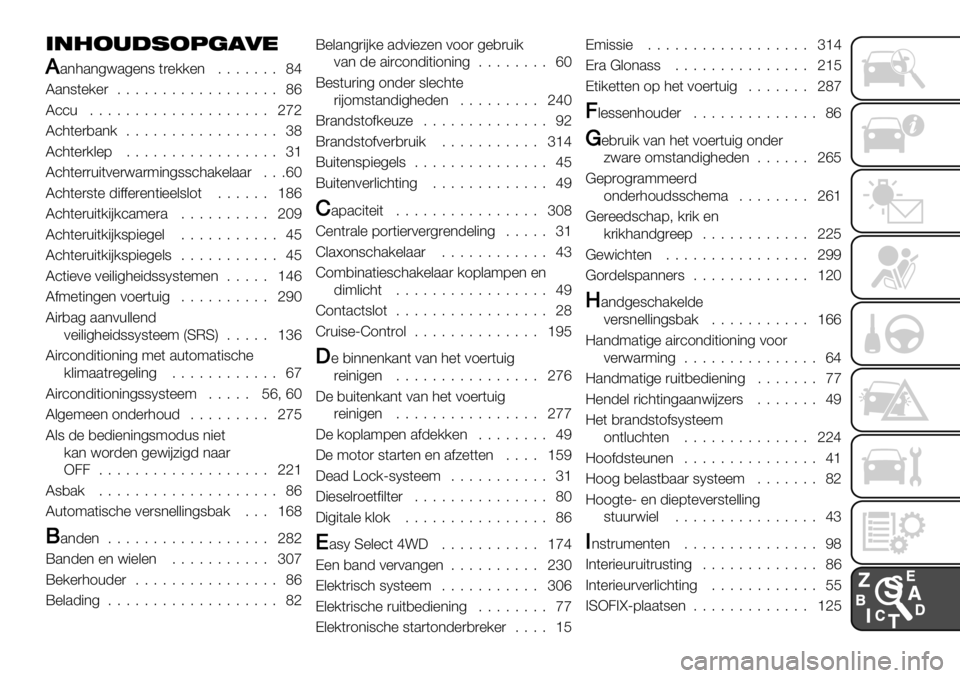 FIAT FULLBACK 2021  Instructieboek (in Dutch) ’"%2.#129(!0*
C.*3.*4<.4%*8 ()%//%*6666666eg
L.*8(%/%)666666666666666666eh
L’’+66666666666666666666djd
L’3(%),.*/66666666666666666fe
L’3(%)/&%766666666666666666fc
L’3(%))+"(0%)<.)9