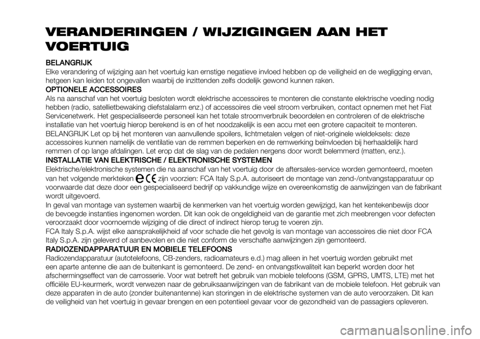FIAT FULLBACK 2021 Instructieboek (in Dutch) 0*-!"#*-’"(*" 3 4’5+’(’"(*" !!" %*&
02*-&.’(
!!MRCJUOEWL
D&/% 0%).*-%)"*4 1$ <"#5"4"*4 ..* 3%( 01%)(+"4 /.* %)*8("4% *%4.("%0% "*0&1%- FIAT FULLBACK 2021 Instructieboek (in Dutch) 0*-!"#*-’"(*" 3 4’5+’(’"(*" !!" %*&
02*-&.’(
!!MRCJUOEWL
D&/% 0%).*-%)"*4 1$ <"#5"4"*4 ..* 3%( 01%)(+"4 /.* %)*8("4% *%4.("%0% "*0&1%-