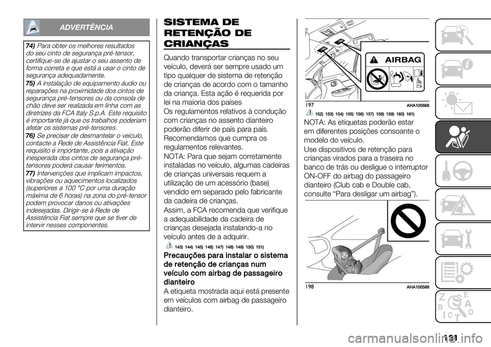 FIAT FULLBACK 2020  Manual de Uso e Manutenção (in Portuguese) ���
32A5B4C6!D3
F?<X%&% "5$*& "# (*,;"&*# &*#0,$%)"#
)" #*0 .-3$" )* #*/0&%3B% 1&F>$*3#"&A
.*&$-+-@0*>#* )* %:0#$%& " #*0 %##*3$" )*
+"&(% ."&&*$% * @0* 