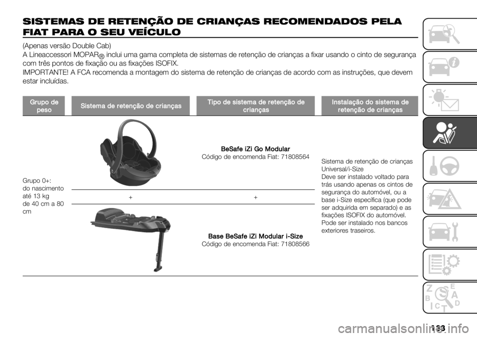 FIAT FULLBACK 2020  Manual de Uso e Manutenção (in Portuguese) ���
%#%&")$% ." /"&"(,-’ ." 6/#$(,$% /"6’)"(.$.’% 1"!$
8#$& 1$/$ ’ %"* 4"56*!’
V?1*3%# <*&#E" K"05,* R%5W
? \-3*%..*##"&- STX?M
‹-3.,