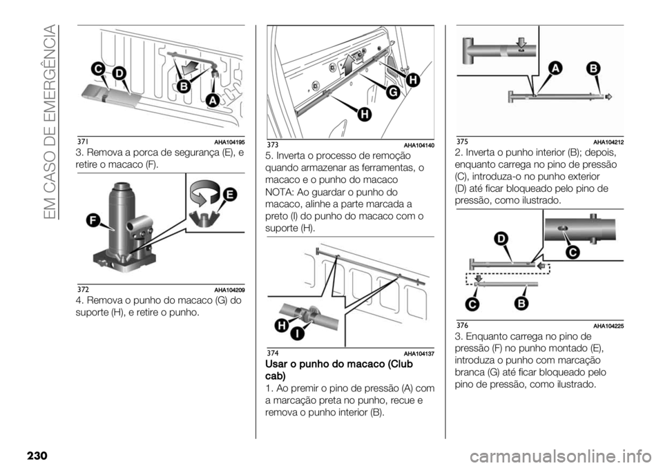 FIAT FULLBACK 2020  Manual de Uso e Manutenção (in Portuguese)  8S R?YT K8 8S8M!†JRa?
���
#’!88c8hikhmo
l7 M*("<% % 1"&.% )* #*/0&%3B% V8WA *
&*$-&* " (%.%." V4W7
#’"8c8hikjim
q7 M*("<% " 103;" )" (%.%." V!W )"
