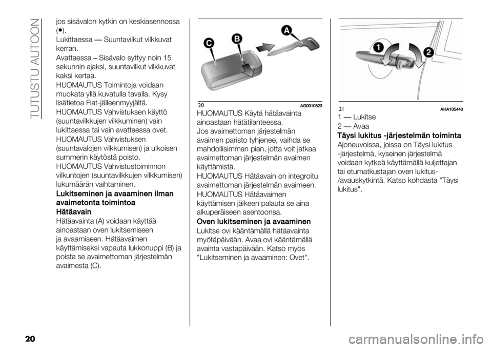 FIAT FULLBACK 2021  Käyttö- ja huolto-ohjekirja (in in Finnish)  >A>A=>A IA>KKD
��
62, ,),+3$%2- (9*()- 2- (",()$,"--2,,$
O�P4
@&()**$",,$�=&&-*$3)%(&* 3)%((&3$*
("55$-4
I3$**$",,$�=),+3$%2 ,9**99 -2)- [E
,"(&--)- $6$(,)< ,&&-*$3)%(&* 