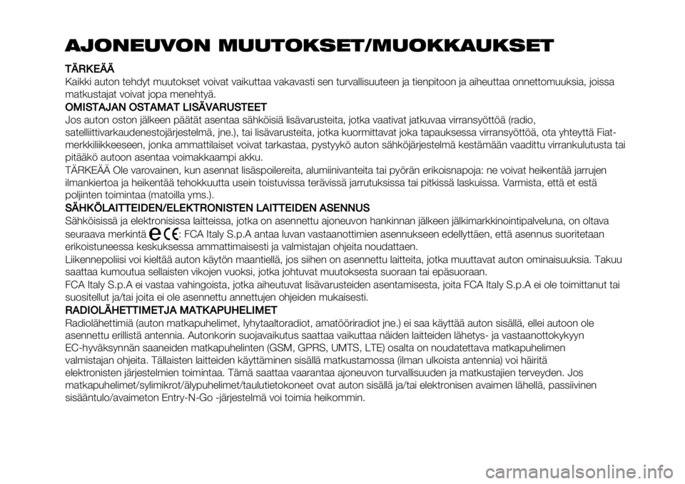 FIAT FULLBACK 2021 Käyttö- ja huolto-ohjekirja (in in Finnish) ),(-#"1(- &""$(.+#$2&"(..)".+#$
**JIAOJJ
:$)(() $&*2- *"#89* ’&&*2(,"* 32)3$* 3$)(&**$$ 3$($3$,*) ,"- *&53$%%),&&*""- 6$ *)"-7)*22- 6$ $)#"&**$$ 2-- FIAT FULLBACK 2021 Käyttö- ja huolto-ohjekirja (in in Finnish) ),(-#"1(- &""$(.+#$2&"(..)".+#$
**JIAOJJ
:$)(() $&*2- *"#89* ’&&*2(,"* 32)3$* 3$)(&**$$ 3$($3$,*) ,"- *&53$%%),&&*""- 6$ *)"-7)*22- 6$ $)#"&**$$ 2--