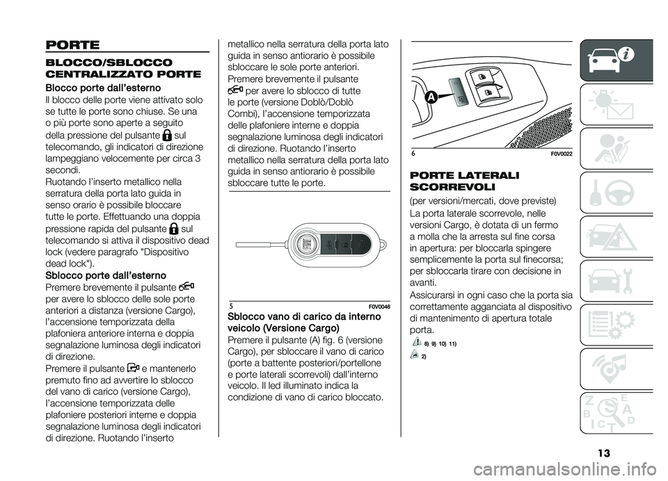 FIAT DOBLO COMBI 2019  Libretto Uso Manutenzione (in Italian) ��
��	���
���	���	�+����	���	
���
����������	 ��	���
�+
�	������������	�	�B������
�
�:� ������ ����� ����
� ����� �	�
�
���	�
� �