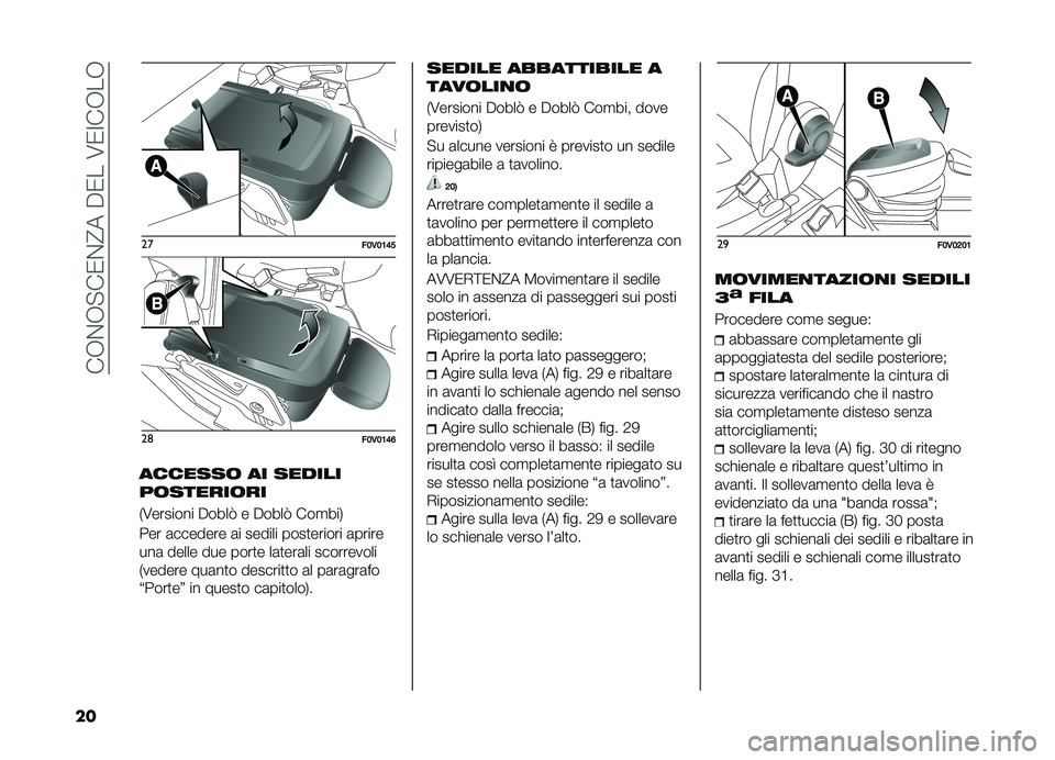 FIAT DOBLO COMBI 2019  Libretto Uso Manutenzione (in Italian) ���,�%�,�"��0�%�@����0���6�0�:��,��,
��
����;�,�;�:�=�>
��	��;�,�;�:�=�?
�������	 �� ������
��	������	��
�*�6������� ����� � ����� ���
���-