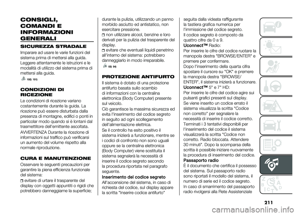 FIAT DOBLO COMBI 2019  Libretto Uso Manutenzione (in Italian) ���
��	�
������H
��	���
�� �
��
��	������	�
�
���
�����
����
����� ��������
�:�
��	��	�� �	� ���	�� �� ��	��� �������� ���
���