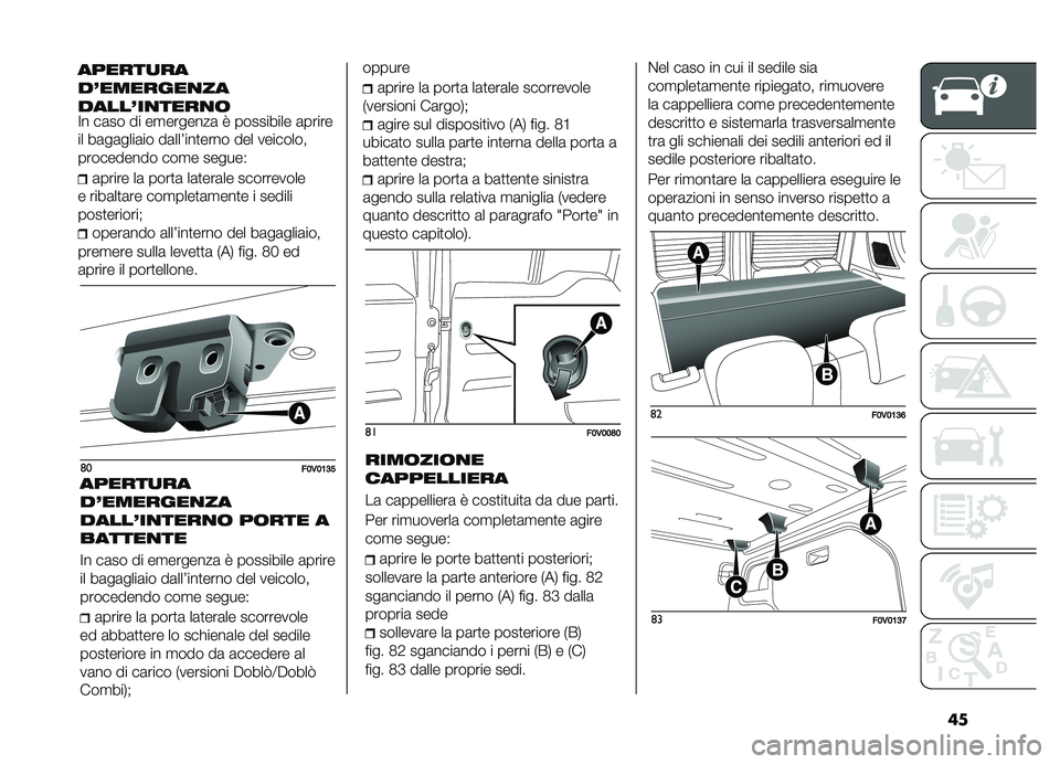 FIAT DOBLO COMBI 2019  Libretto Uso Manutenzione (in Italian) ��
������
��
��-�������
��
�����-��
����
�	
�:� ��	�� �� ��
�������	 �7 ��������� �	�����
�� ��	��	����	�� ��	���4���
���� ���