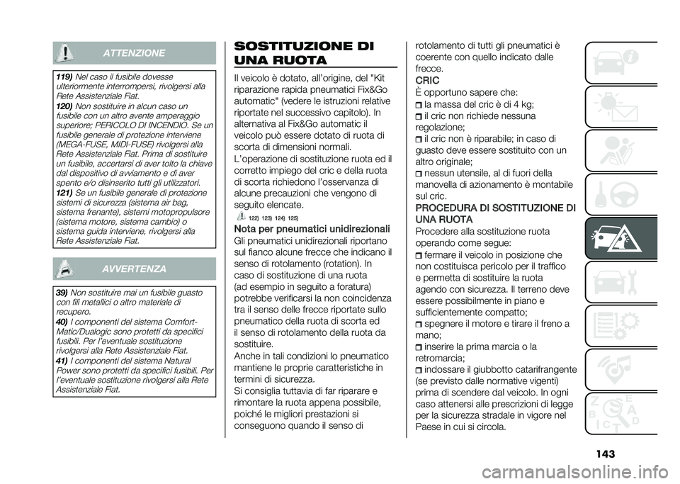 FIAT DOBLO COMBI 2020  Libretto Uso Manutenzione (in Italian) �������������
�	�	��
�%�� ��	�� �� �������� �������
���
������
���
� ���
�����
������ ���������� �	���	 �+��
� ������
���
