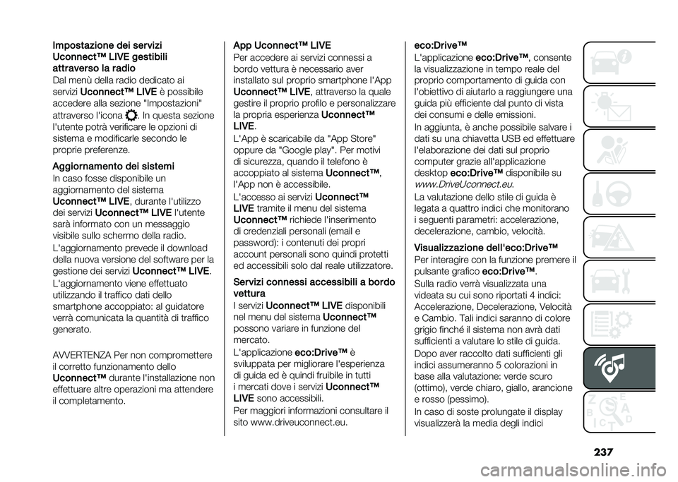 FIAT DOBLO COMBI 2020  Libretto Uso Manutenzione (in Italian) ���
�
����������
� ��� ��� ����
����
�
����0 ��
�,� ��������	�
���� ���� �� �	� � ����
��	� �
���> �����	 ��	��� ������	�
� �	�