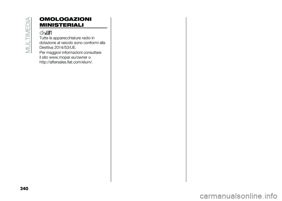 FIAT DOBLO COMBI 2020  Libretto Uso Manutenzione (in Italian) ��8�;��<�:�8�0��:�
��� �	��	��	�����	�
�
���
���������
�<��
�
� �� �	���	�����!��	�
��� ��	��� ��
���
�	����� �	� ������� ���� �����