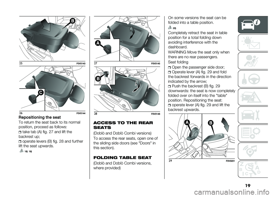 FIAT DOBLO COMBI 2019  Owner handbook (in English) ��
����9�,�9�8�;�:
����9�,�9�8�;�;
�%��"�
���	��
����!�	������	
�!� ������
 ��� ���� ����
 �� �	�� �
�����
����	��	��
� ������� �� �����