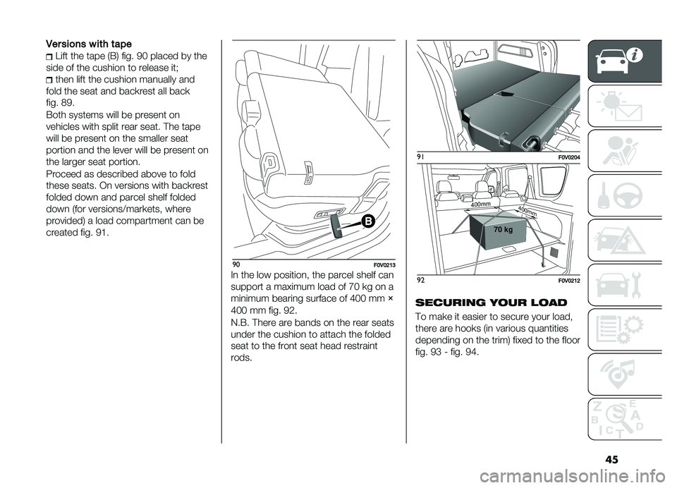 FIAT DOBLO COMBI 2019  Owner handbook (in English) ��
�,�����
�����	��	��"�
�E�	�� ��� ���� �+�$�/ ��	�� �0�4 ������ �� ���
��	�� �� ��� �����	��
 �� ������� �	�� 
����
 ��	�� ��� ��