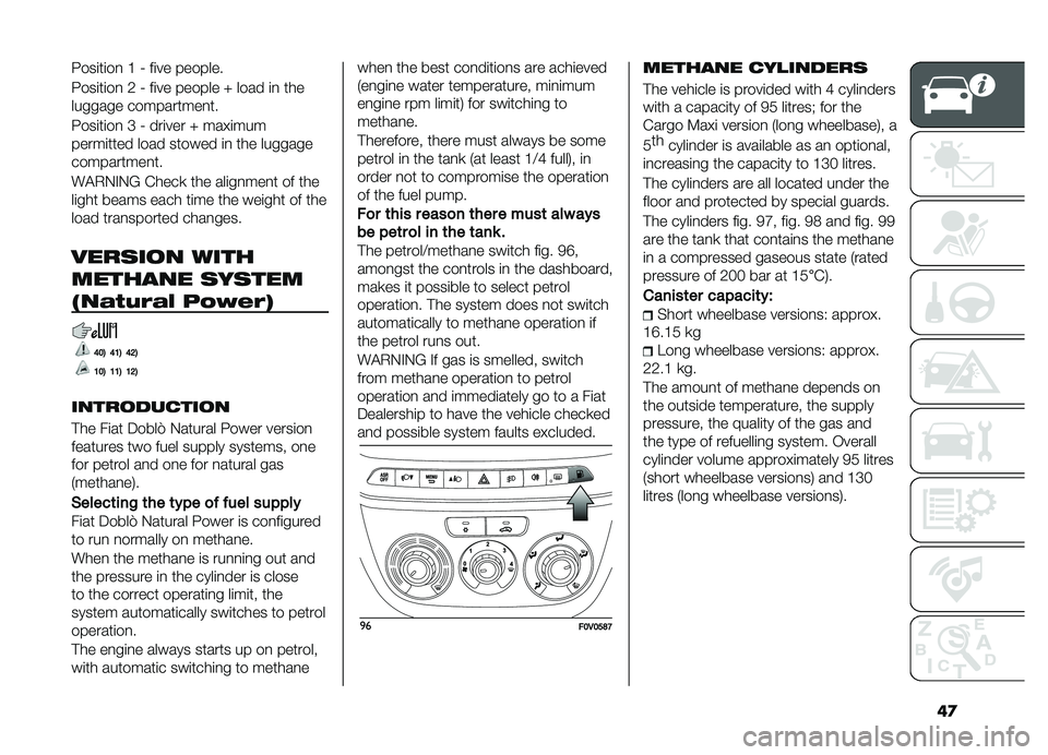FIAT DOBLO COMBI 2019  Owner handbook (in English) ��

�:���	��	��
 �B �< ��	�� �������
�:���	��	��
 �2 �< ��	�� ������ �J ���� �	�
 ���
������� ����������
��
�:���	��	��
 �C �< ���	��� �J 