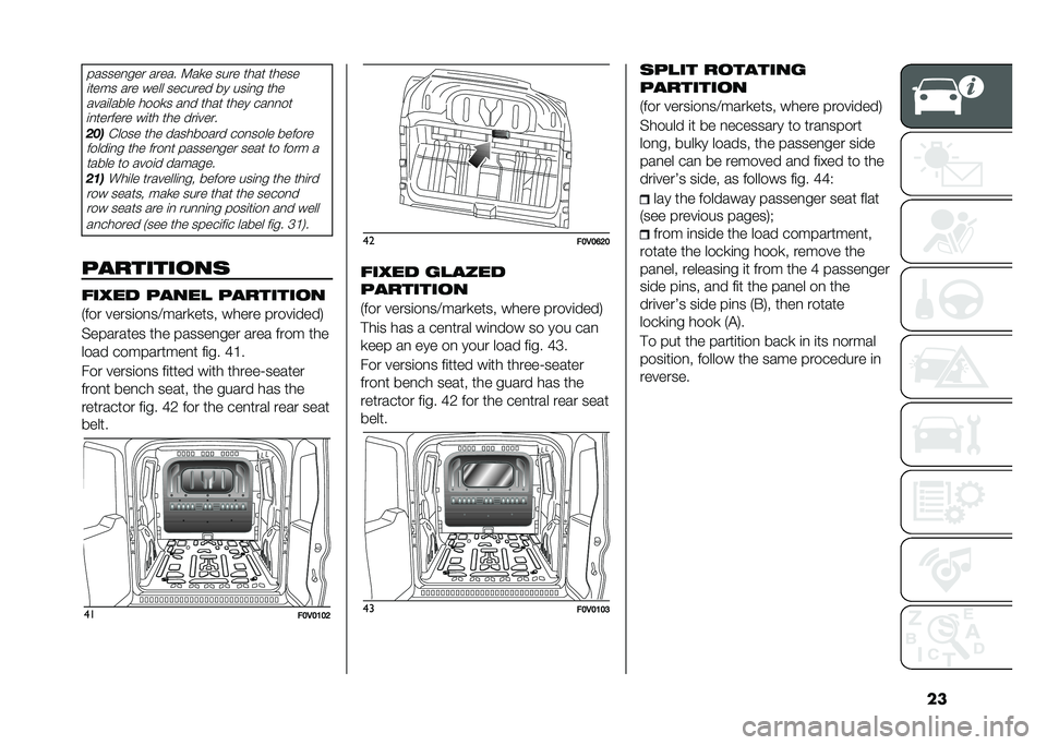 FIAT DOBLO COMBI 2020  Owner handbook (in English) ��������
��� ����� �9��
� ���� ���� �����
�	���� ��� ���� ������� �� ���	�
� �������	����� ����
� ��
� ���� ���� ���
�
�