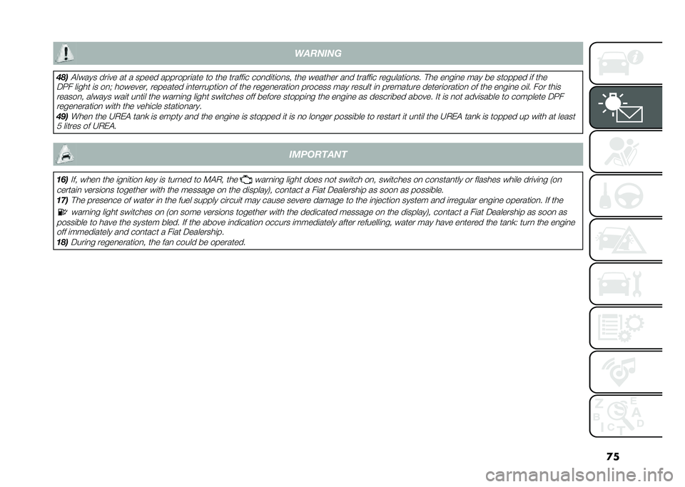 FIAT DOBLO COMBI 2020  Owner handbook (in English) �
��������
���	�"����� ���	�� �� � ����� ��������	��� �� ��� ������	� ���
��	��	��
�� ��� ������� ��
� ������	� ��������