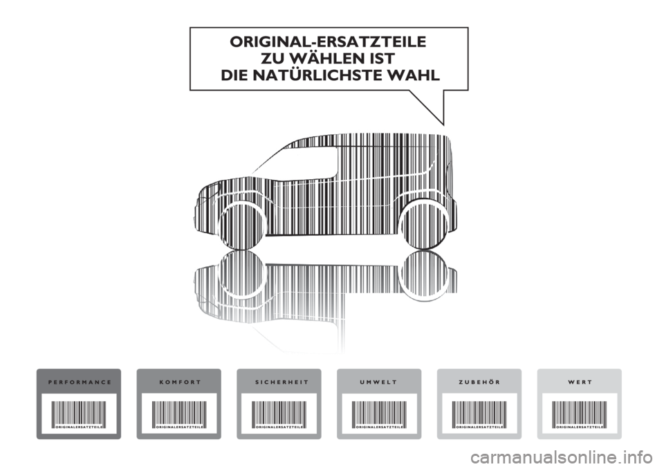 FIAT DOBLO COMBI 2018 Betriebsanleitung (in German) FIAT DOBLO COMBI 2018 Betriebsanleitung (in German)