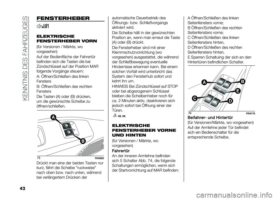 FIAT DOBLO COMBI 2019  Betriebsanleitung (in German) ��/�%�,�,�#�,�
����%�����?�6�1�%�A�+�%�
�� �������
�����
��
����
�����
�������
�����
 ���
�
�5��� ��	��
����	� �B �-�(����	� �&�
�����	�
�