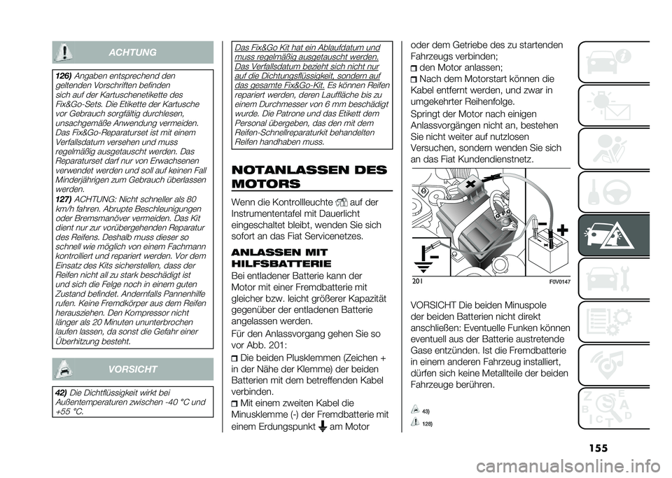 FIAT DOBLO COMBI 2021  Betriebsanleitung (in German) ����������
�	���
������	� �	���
�$��	� ��	�� ��	�
��	���	���	� ����
� ������	� ��	�����	� �
�� � ��� ��	� �/�����
� ��	��	����	���	 ��