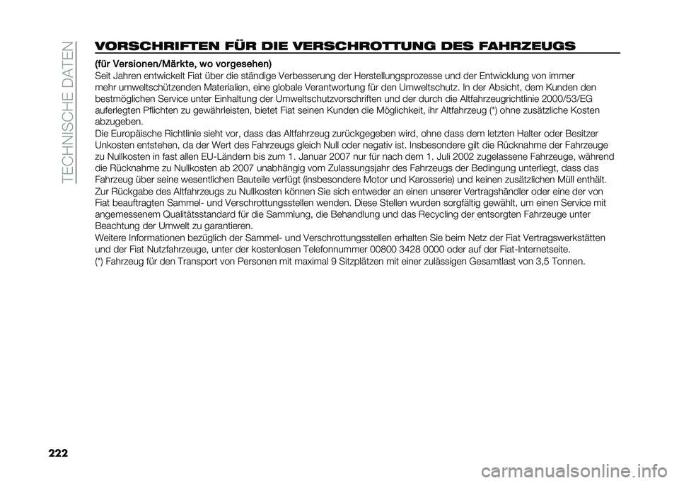 FIAT DOBLO COMBI 2021  Betriebsanleitung (in German) ��#�%�G�?�,�
��G�?�%����#�%�,
������
����
����� ���
 ��� ���
����
������	 ��� ����
����	� �2��� ��� ����
��
�@�"� � � ���
 � � ��� ����