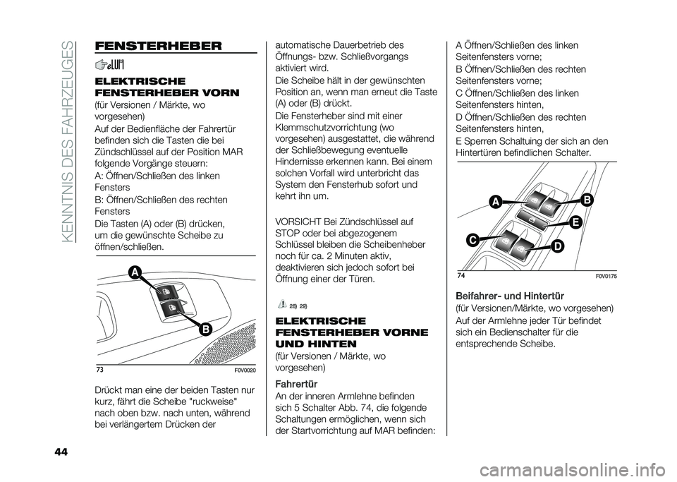 FIAT DOBLO COMBI 2021  Betriebsanleitung (in German) ��/�%�,�,�#�,�
����%�����?�6�1�%�A�+�%�
�� �������
�����
��
����
�����
�������
�����
 ���
�
�5��� ��	��
����	� �B �-�(����	� �&�
�����	�
�