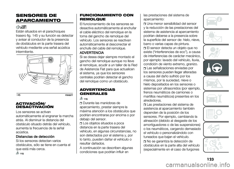 FIAT DOBLO COMBI 2019  Manual de Empleo y Cuidado (in Spanish) ���
�
���
�	���
 ��
������������	
����� �����	��� �� �� ��	��	�������
���	���� ���� �C�G�7 �
 �� ������ � �� �������	�
�
 �	��