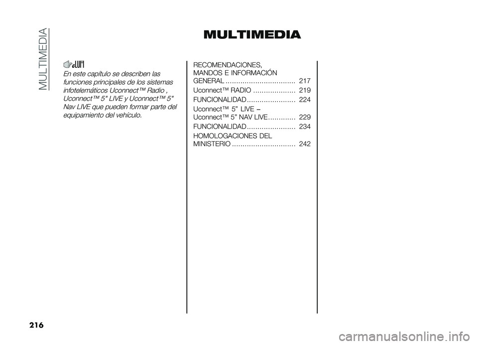 FIAT DOBLO COMBI 2019  Manual de Empleo y Cuidado (in Spanish) ��)�?��(�A�)���A�,
���	 ����������
�� ���� ��	������ �� ��������� ��	�
��������� ��������	��� �� ��� ������
�	�
��������