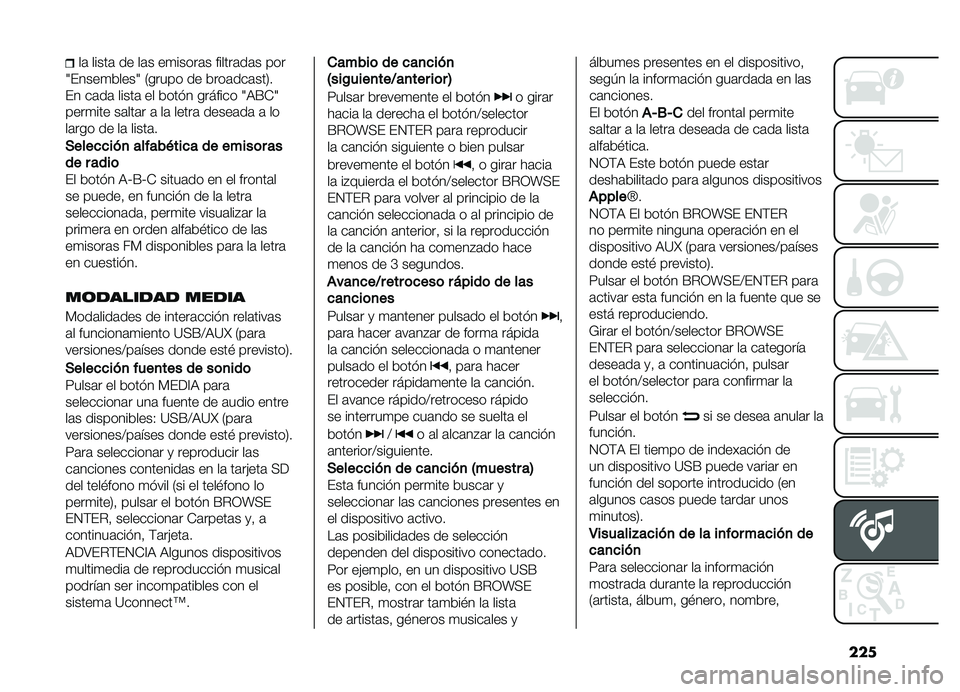 FIAT DOBLO COMBI 2019  Manual de Empleo y Cuidado (in Spanish) ���
��	 �����	 �� ��	� ��
�����	� ������	��	� ���
�=�����
�����= �2����� �� ����	���	���5�
�� ��	��	 �����	 �� ���� � ������� �=