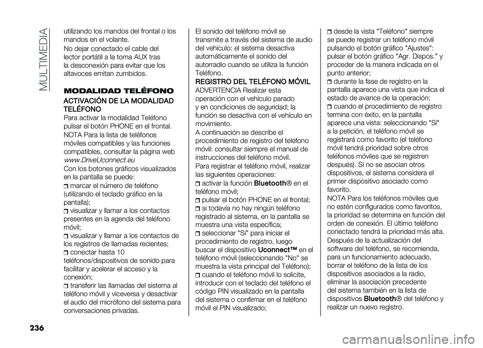 FIAT DOBLO COMBI 2019  Manual de Empleo y Cuidado (in Spanish) ��)�?��(�A�)���A�,
���	 ������#�	��� ��� �
�	���� ��� ������	� � ���
�
�	���� �� �� ����	����
�4� ���"�	� �������	�� �� ��	��� ���