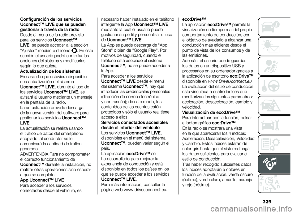 FIAT DOBLO COMBI 2019  Manual de Empleo y Cuidado (in Spanish) ���
�
�	�
���/�������
����	���������	�
�"��	�
�
����7�$�(�3������������
�/�����	�
��������&����������	
����� �� �
���1 �� ��	 ��