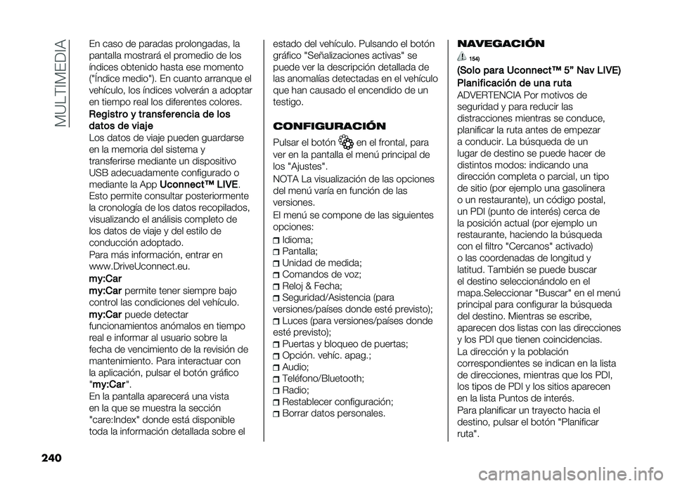 FIAT DOBLO COMBI 2019  Manual de Empleo y Cuidado (in Spanish) ��)�?��(�A�)���A�,
��� �� ��	�� �� ��	��	��	� ��������	��	��! ��	
��	���	���	 �
�����	�� �� ����
���� �� ���
������� �������� ��	�