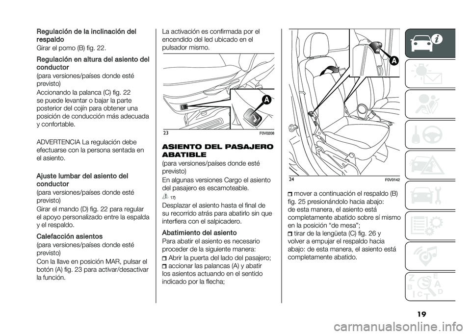 FIAT DOBLO COMBI 2021  Manual de Empleo y Cuidado (in Spanish) ���+��/�������
 �� �� ��
����
�����
 ���
� �������	
�*���	� �� ���
� �2�F�5 ���� �8�8�
�+��/�������
 ��
 ����� � ��� �����
��	 ���

