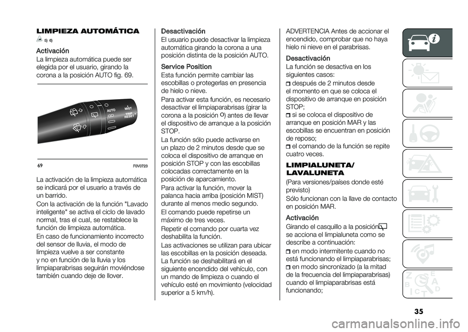 FIAT DOBLO COMBI 2021  Manual de Empleo y Cuidado (in Spanish) ���������,� ����	������
�E�5 �F�5
����������
��	 ���
����#�	 �	����
�����	 ����� ���
�������	 ��� �� ����	����! ����	��� ��	
�