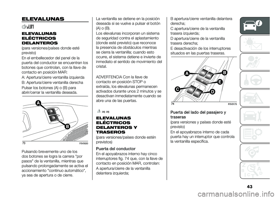 FIAT DOBLO COMBI 2021  Manual de Empleo y Cuidado (in Spanish) ������������
����������
���������	�
���������	�
�2��	��	 ����������@��	���� ����� ����$
���������5
�� �� ��
��������