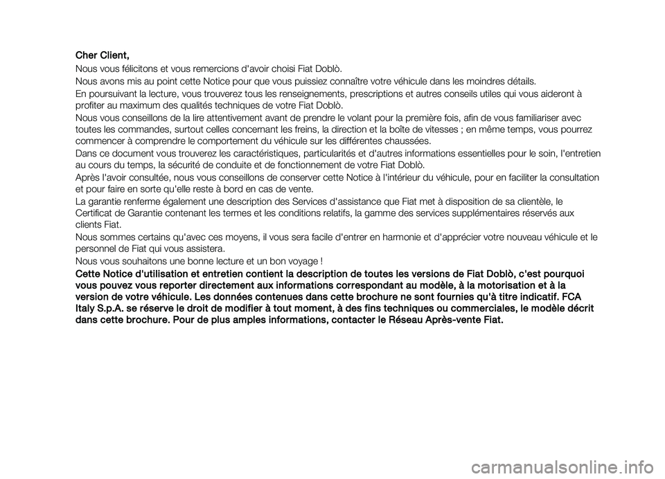 FIAT DOBLO COMBI 2019  Notice dentretien (in French) ���� ������	�

���� ���� ���	�
��
���
� �� ���� �������
��
� ������
� ����
��
 ��
�� ����	��
���� ����
� ��
� �� ���
�
� �����