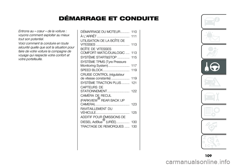 FIAT DOBLO COMBI 2021  Notice dentretien (in French) ���
��	��
���
�� �� ���
�������
����
� �� �: ��V�� �; �� �	� ���
���� �-
���+��
� ������
� ��"��	��
��� �� ��
���"
���� ���
 �����
�